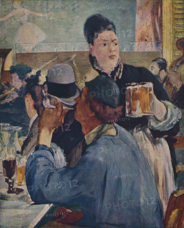 'La Serveuse De Bocks', ('The Waitress'), 1879, (1937). Creator: Edouard Manet.