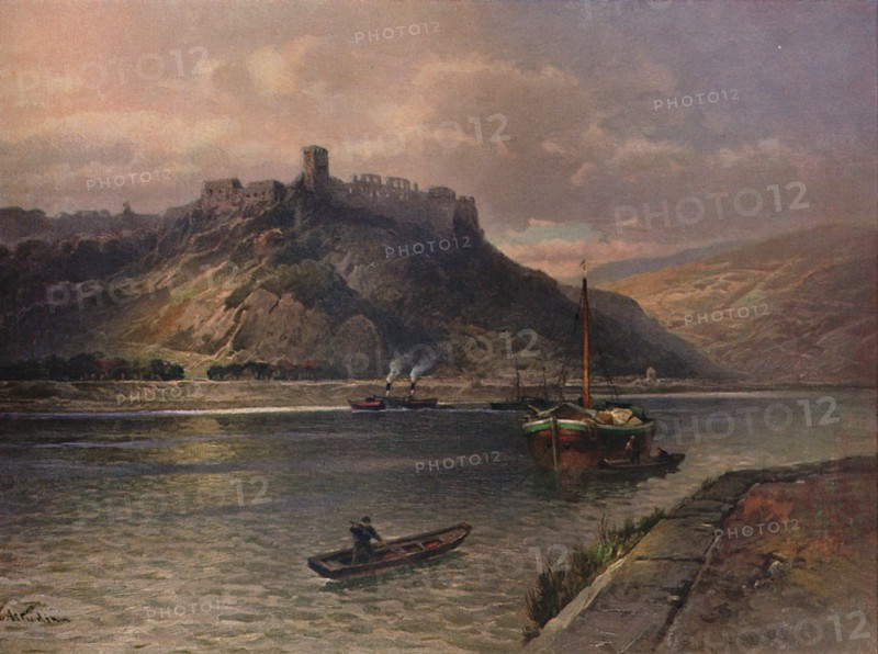 'Ruine Rheinfels', (Rheinfels Castle), 1923. Creator: Nikolai of Astudin.