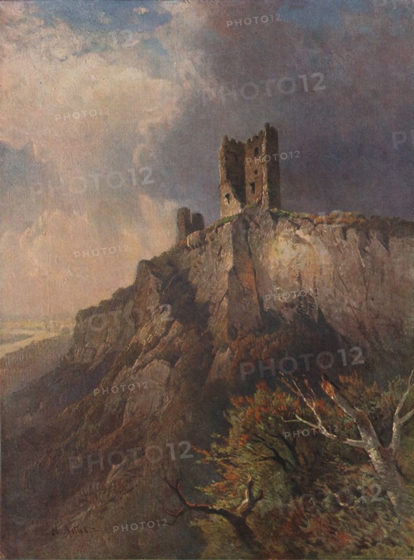 'Der Drachenfels', 1923. Creator: Nikolai of Astudin.