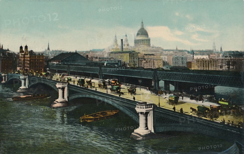'Blackfriars Bridge, London', 1911. Creator: Unknown.