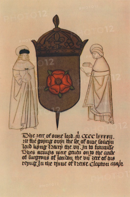 'Saint Cosimo and Saint Damian, Patron Saints of the Barber-Surgeons', 15th century, (1948).  Creator: Unknown.