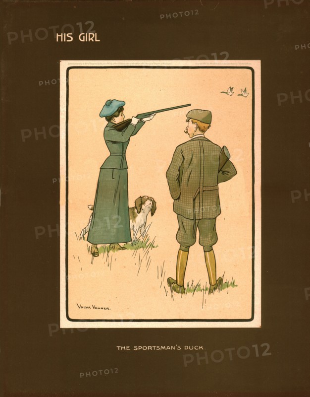 His Girl, The Sportsman's Duck.  Creator: Victor Venner.