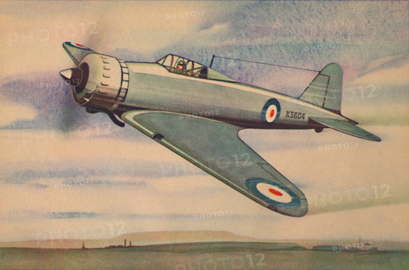 'Gloster F.5/34 Fighter Monoplane', c1944. Creator: Unknown.