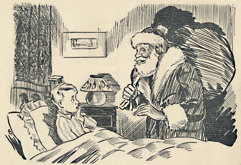 Illustration from 'The Mystification of Santa Claus', 1936. Creator: Unknown.