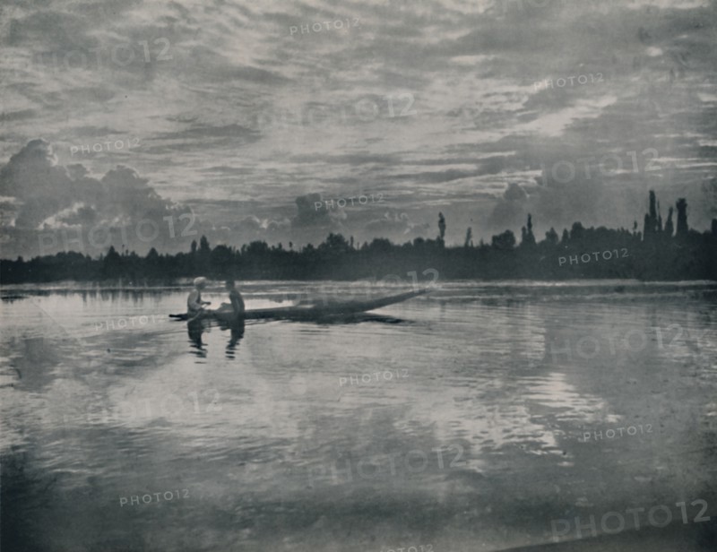 'Sunset on the Dal Lake, Kashmir', 1936. Creator: Unknown.