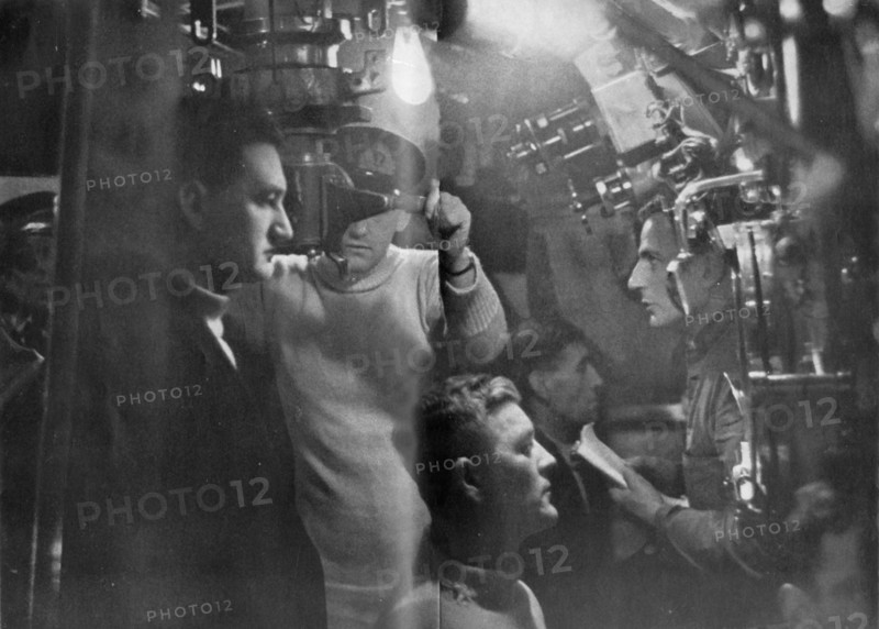 Scene on board a British submarine, World War II, 1945. Creator: Unknown.