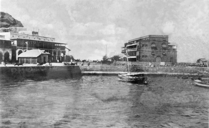 'The Landing Stage. Aden', c1918-c1939. Creator: Unknown.