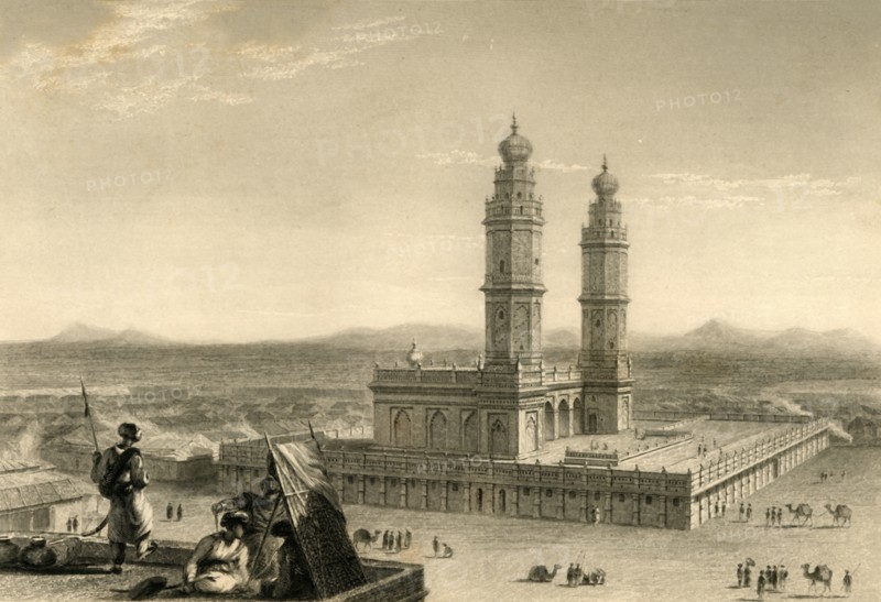 'Mosque in the Coimbatore', 1835. Creator: William Daniell.