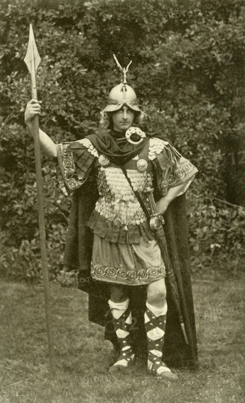 'Represents King Arthur Wearing  Costume of British Chieftain, Sixth Century AD.', 1924 Creator: Herbert Norris.