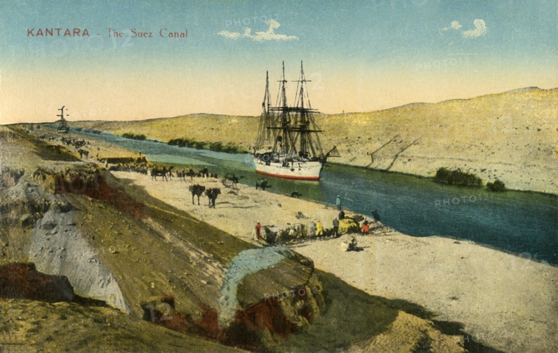 'Kantara - The Suez Canal', c1918-c1939. Creator: Unknown.