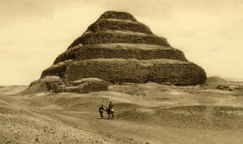 'Saqqara - The Step Pyramid', c1918-c1939. Creator: Unknown.