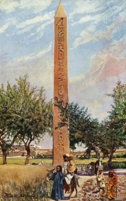 'Cairo: The Obelisk of Eliopolis', c1918-c1939. Creator: Unknown.