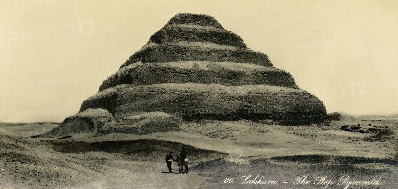 'Saqqara - The Step Pyramid', c1918-c1939. Creator: Unknown.