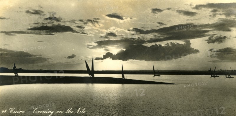 'Cairo - Evening on the Nile', c1918-c1939. Creator: Unknown.