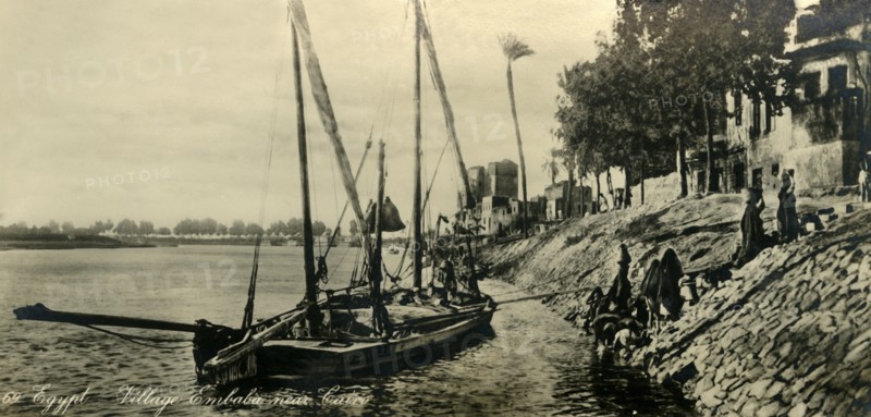 'Egypt - Village Embaba near Cairo', c1918-c1939. Creator: Unknown.