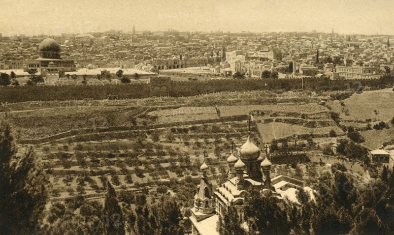 'Jerusalem from the Mount of Olives', c1918-c1939. Creator: Unknown.