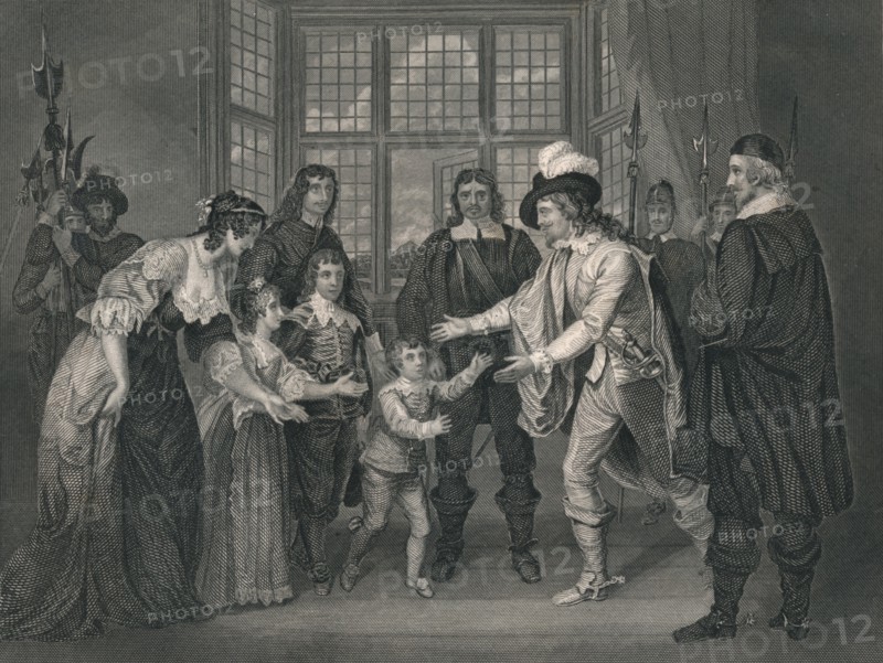 'The Interview of Charles I With His Children', 1649, (early-mid 19th century).  Creator: J Rogers.