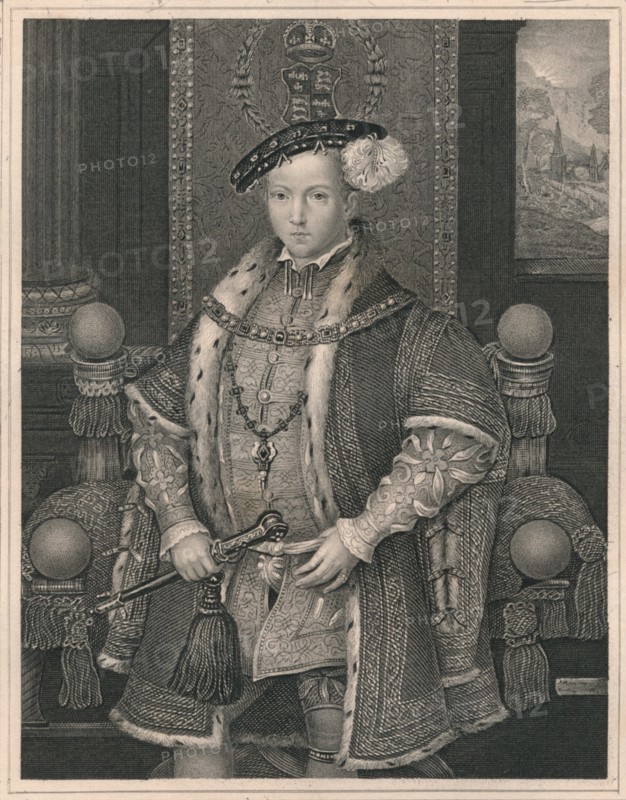 'King Edward The Sixth', (early-mid 19th century).  Creators: Henry Thomas Ryall, Unknown.