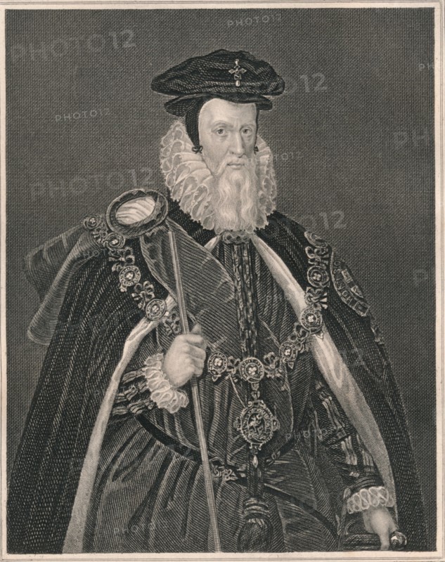 'William Cecil, Lord Burghley.', (early-mid 19th century).  Creator: Henry Thomas Ryall.