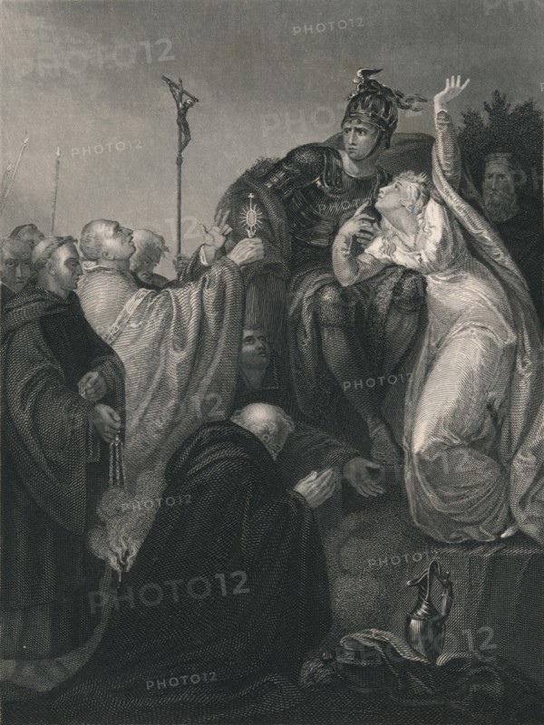 'St. Augustine Before Ethelbert.', (mid 19th century).  Creator: Henry Lemon.