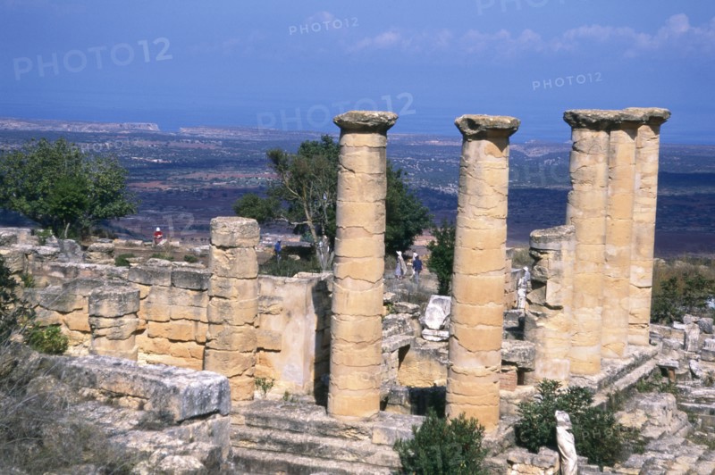 The Temple of Apollo, Cyrene, Libya, 6th century BC.