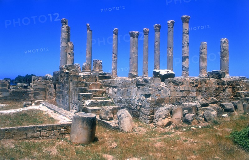 Palace of Columns, Tolmeita, Libya.