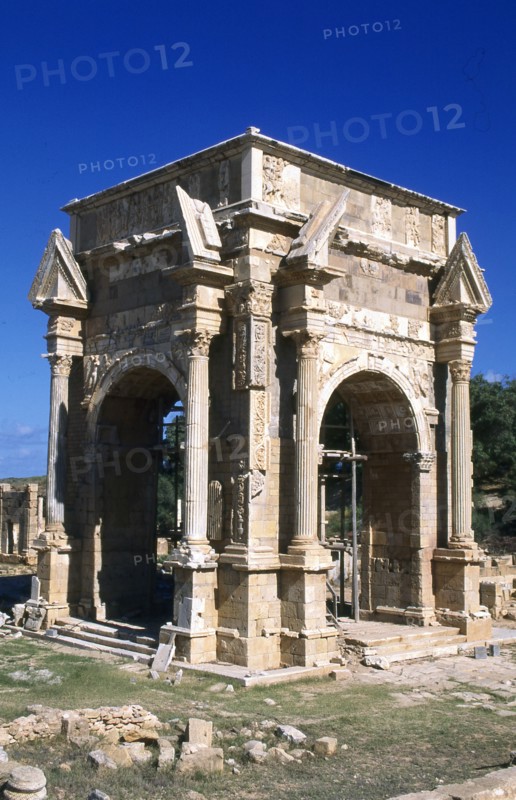 Severan Arch, Leptis Magna, Libya, c203 AD.