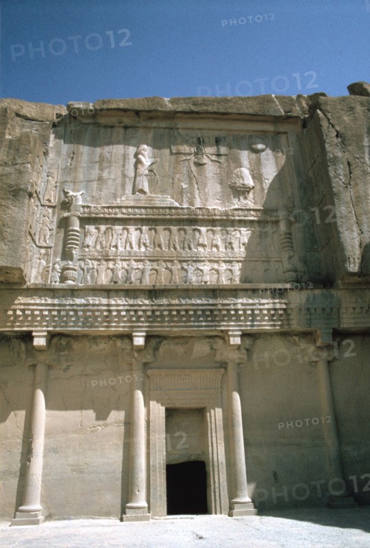 Relief, Tomb of Artaxerxes II, Persepolis, Iran