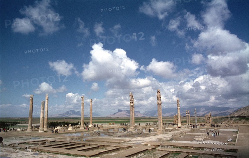 Ruins of the Apadana, Persepolis, Iran