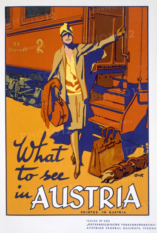 'What to see in Austria', travel poster, c1920s. Artist: Unknown
