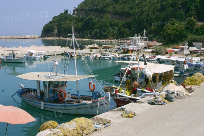 Harbour of Poros, Kefalonia, Greece