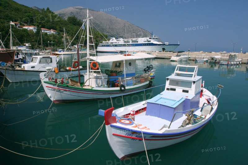 Harbour of Poros, Kefalonia, Greece