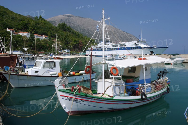 Harbour of Poros, Kefalonia, Greece