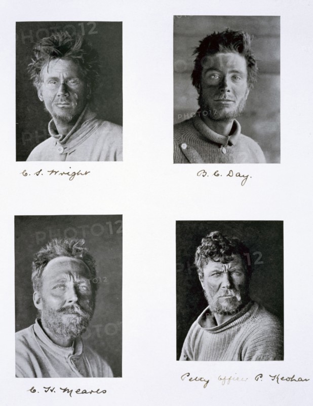 Members of Captain Scott's Antarctic expedition, 1910-1913. Artist: Herbert Ponting