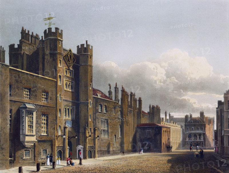 St James's Palace, London, 1819. Artist: Richard Reeve