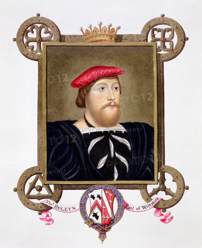 Thomas Boleyn, Earl of Wiltshire, English Tudor diplomat and statesman, (1825). Artist: Sarah, Countess of Essex