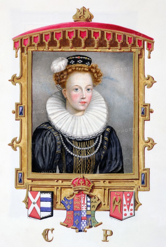 Katherine Parr, sixth wife and Queen of Henry VIII, (1825). Artist: Sarah, Countess of Essex