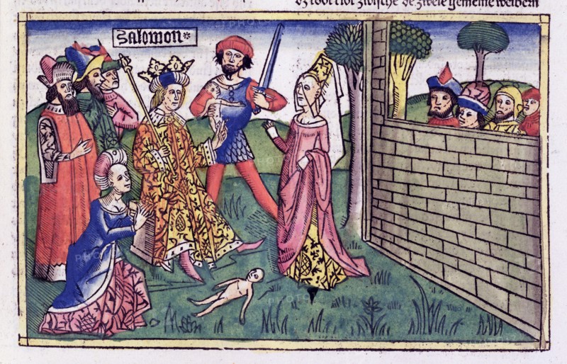 The Judgement of Solomon. Artist: Unknown