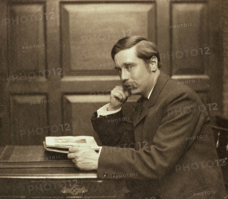 HG Wells, British author, 1903. Artist: Frederick Hollyer