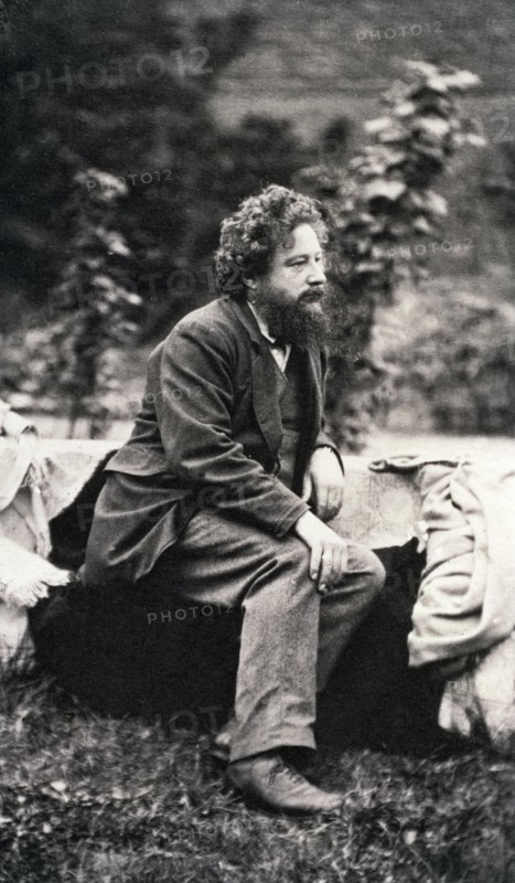 William Morris, English artist and designer, 19th century. Artist: Frederick Hollyer