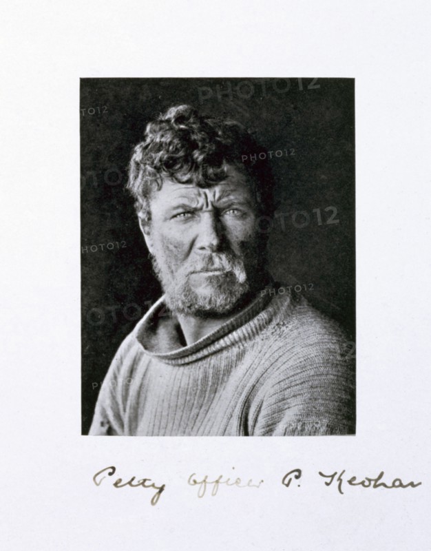 Petty Officer Patrick Keohane, a member of Captain Scott's Antarctic expedition, 1910-1913. Artist: Herbert Ponting