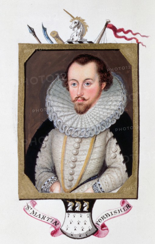Sir Martin Frobisher, 16th century English navigator, (1825). Artist: Sarah, Countess of Essex