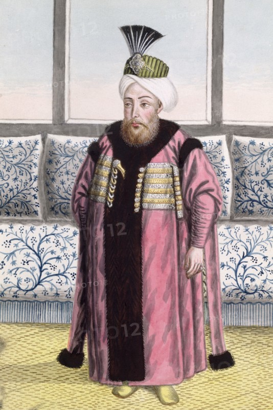 Mustafa II, Ottoman Emperor, (1808). Artist: John Young