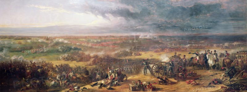 Battle of Waterloo, 1815 Artist: William Allan