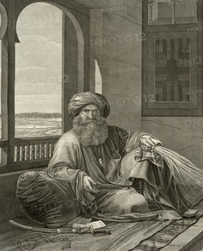 Murad Bey, 18th century (1822). Artist: Nicolas Ponce