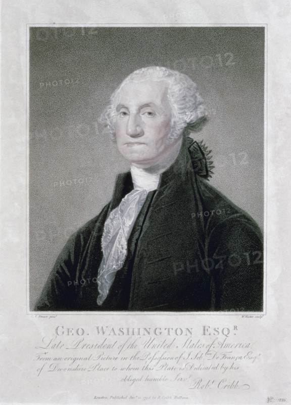 Portrait of George Washington, 1798 Artist: William Nutter