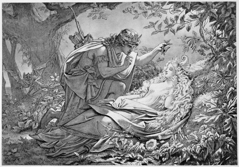 Oberon and Titania, 19th century. Artist: Unknown