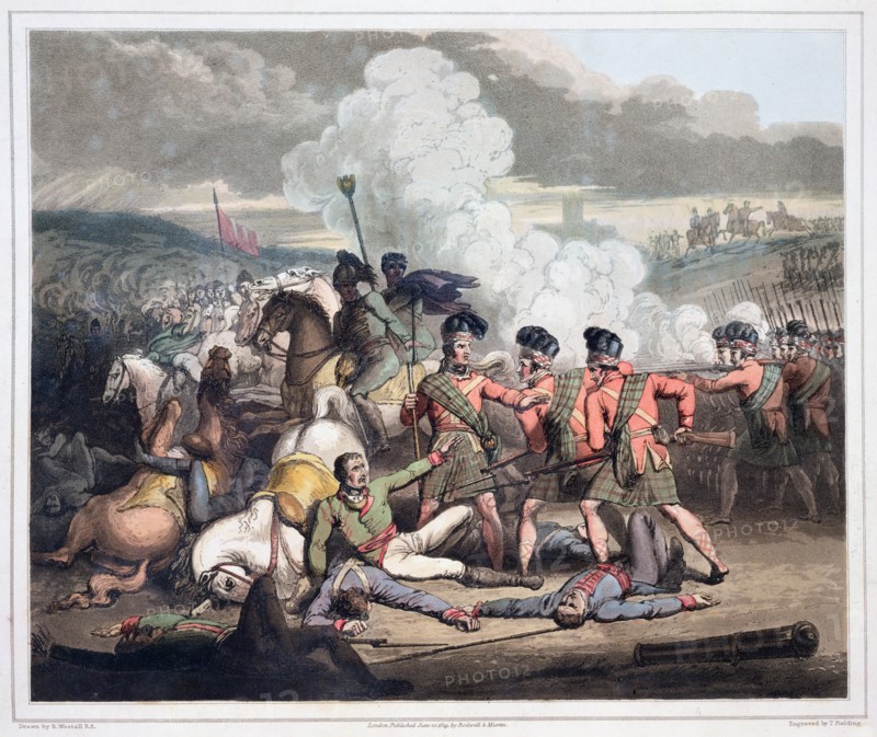 Battle of Vimeiro, Portugal, 1st August 1808 (1819). Artist: T Fielding