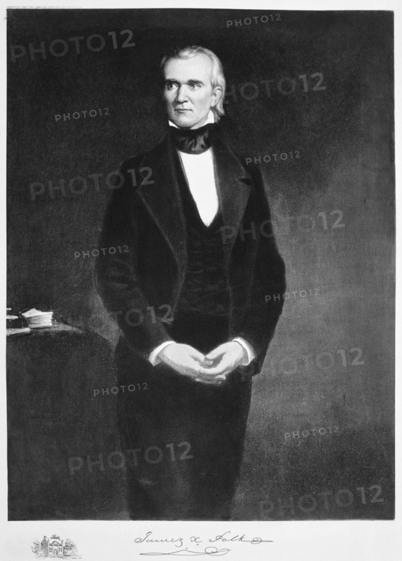 James K Polk, 11th President of the United States of America, (1901). Artist: Unknown