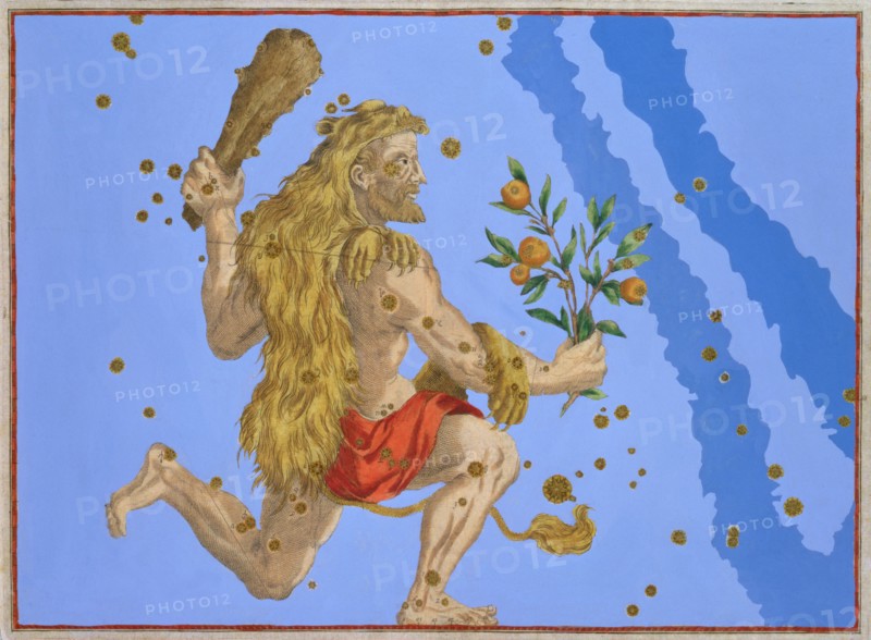 Constellation of Hercules, 1603. Artist: Alexander Mair